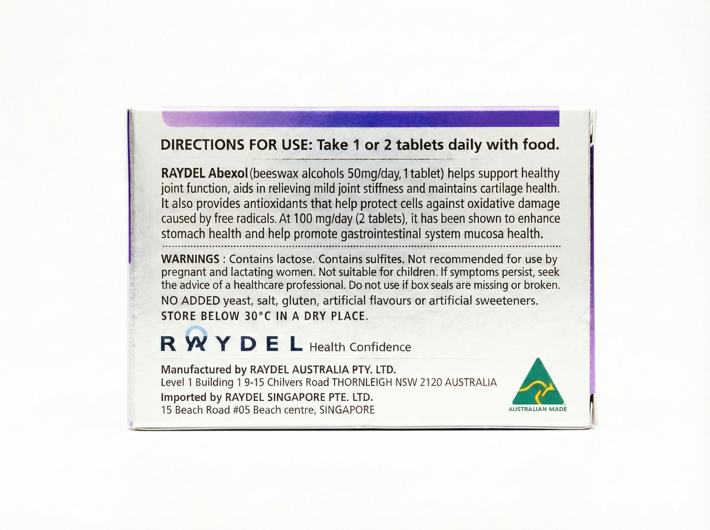 RAYDEL Abexol x 3pk
